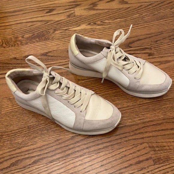 Louise et Cie Leather Sneaker white/tan - Picture 1 of 3